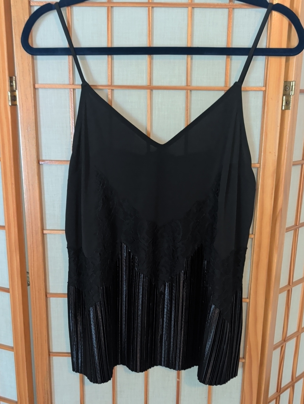 Express Black Lace Fringe Mini Dress